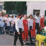 1991-ben a balatonfüredi Bornapok nyitó felvonulásán