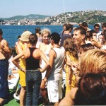 2003 Törökország. Hajókázás a Boszporuszon