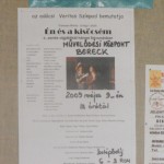 Előadásunk plakátja Berecken